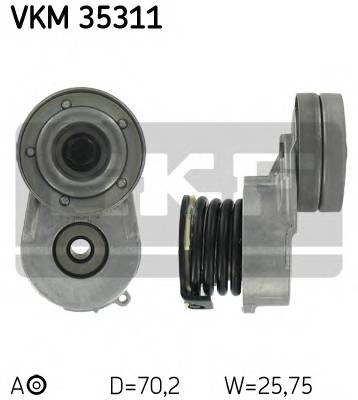 SKF VKM 35311 Натяжной ролик, поликлинов