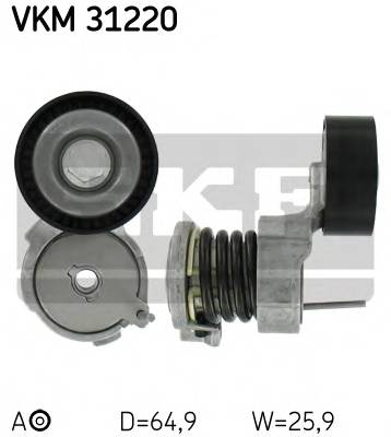 SKF VKM 31220 Натяжний ролик, поліклінов... SKF VKM 31220 Натяжний ролик, поліклінов...