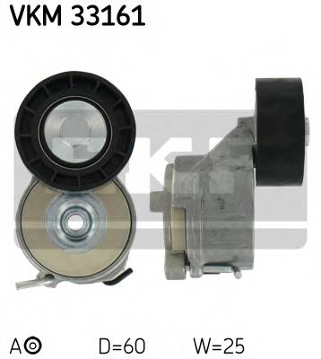 SKF VKM 33161 Натяжной ролик, поликлинов