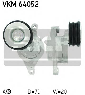 SKF VKM 64052 Натяжной ролик, поликлинов