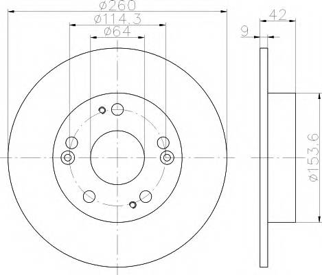HELLA 8DD 355 118-991 Тормозной диск HELLA 8DD 355 118-991 Тормозной диск