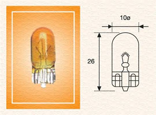 MAGNETI MARELLI 002051800000 Лампа накаливания, фонарь у