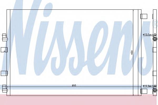 NISSENS 940152 Конденсатор, кондиционер