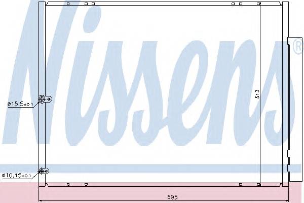 NISSENS 940297 Конденсатор, кондиционер