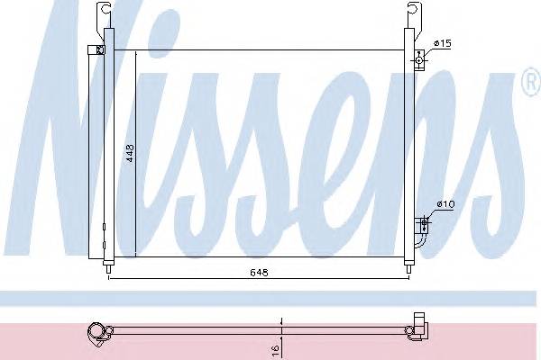NISSENS 940316 Конденсатор, кондиционер