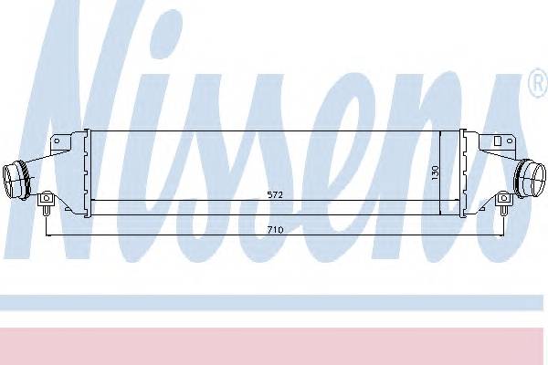 NISSENS 96588 Интеркулер