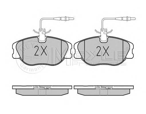 MEYLE 025 218 0119/W Комплект тормозных колодок