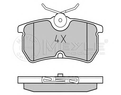 MEYLE 025 233 5314 Комплект тормозных колодок...