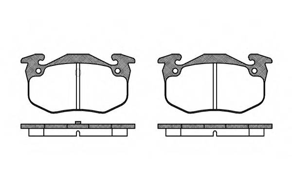 ROADHOUSE 2144.50 Комплект тормозных колодок