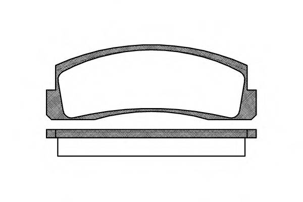 REMSA 0103.00 Комплект тормозных колодок
