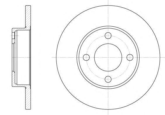 REMSA 6181.00 Гальмівний диск REMSA 6181.00 Гальмівний диск