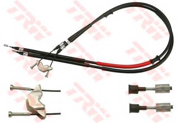 TRW GCH2512 Трос, стояночная тормозная ...