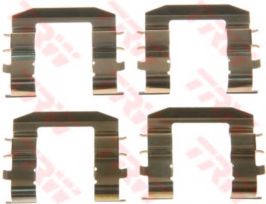TRW PFK558 Комплектуючі, колодки диск... TRW PFK558 Комплектуючі, колодки диск...