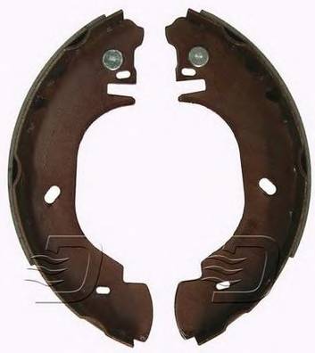 DENCKERMANN B120051 Комплект гальмівних колодо...