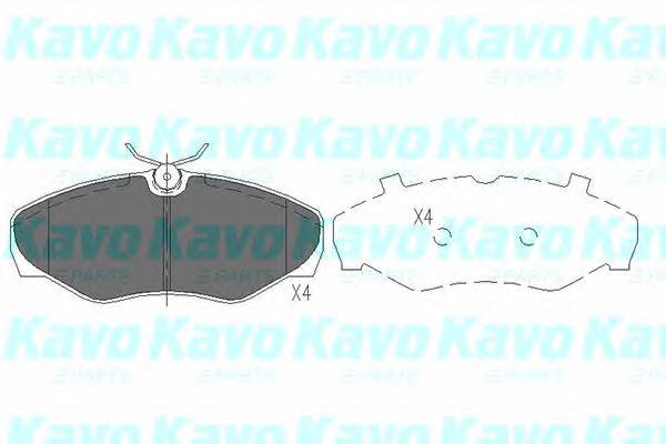 KAVO PARTS KBP-6566 Комплект гальмівних колодо... KAVO PARTS KBP-6566 Комплект гальмівних колодо...