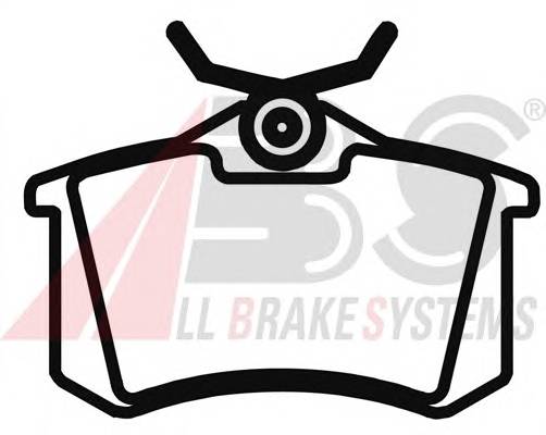 A.B.S. 36623 Комплект тормозных колодок