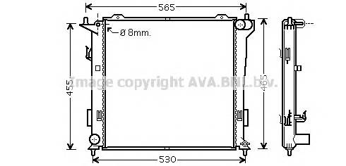 AVA QUALITY COOLING HY2181 Радиатор, охлаждение двига... AVA QUALITY COOLING HY2181 Радиатор, охлаждение двига...
