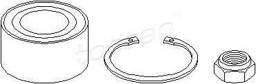 TOPRAN 300 822 Комплект подшипника ступиц