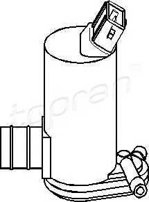 TOPRAN 300 635 Водяной насос, система очис