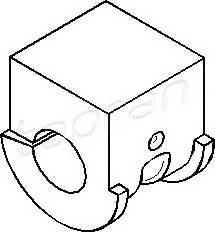 TOPRAN 700 557 Опора, стабилизатор