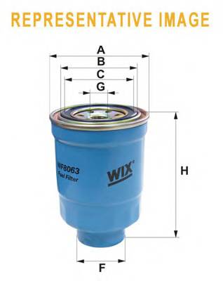 WIX FILTERS WF8419 Паливний фільтр WIX FILTERS WF8419 Паливний фільтр