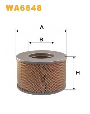 WIX FILTERS WA6648 Воздушный фильтр WIX FILTERS WA6648 Воздушный фильтр