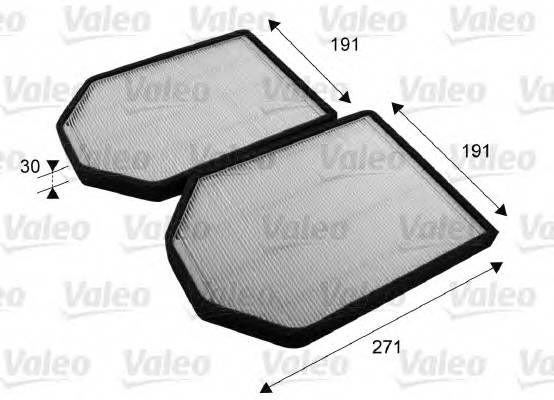 VALEO 698790 Фільтр, повітря у внутрішнь... VALEO 698790 Фільтр, повітря у внутрішнь...