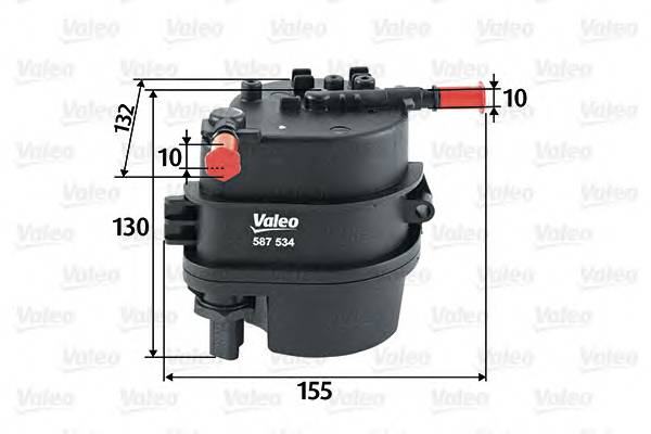 VALEO 587534 Топливный фильтр VALEO 587534 Топливный фильтр