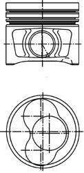 KOLBENSCHMIDT 40408600 Поршень