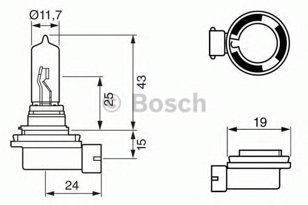 BOSCH 1 987 302 082 Лампа накаливания, фара дал... BOSCH 1 987 302 082 Лампа накаливания, фара дал...
