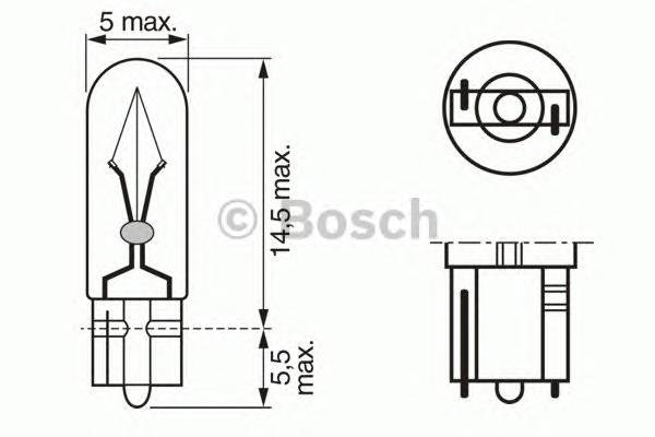 BOSCH 1 987 302 504 Лампа накаливания