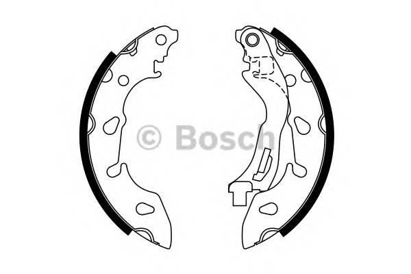 BOSCH 0 986 487 772 Комплект тормозных колодок BOSCH 0 986 487 772 Комплект тормозных колодок