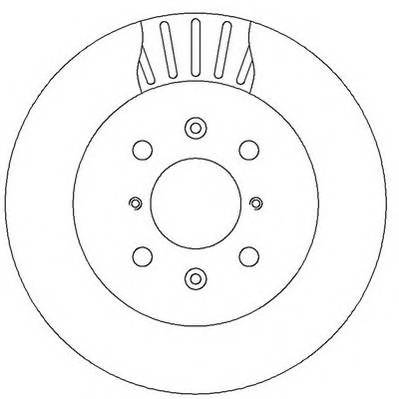 JURID 562308JC Тормозной диск