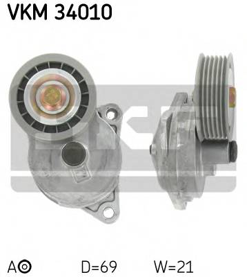 SKF VKM 34010 Натяжной ролик, поликлинов