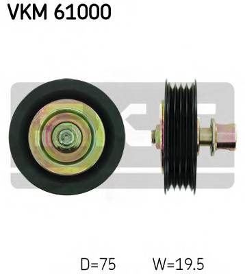SKF VKM 61000 Паразитный / ведущий ролик, 