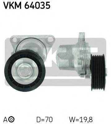 SKF VKM 64035 Натяжной ролик, поликлинов�