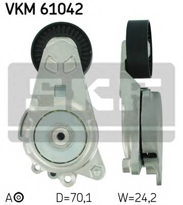 SKF VKM 61042 Натяжной ролик, поликлинов