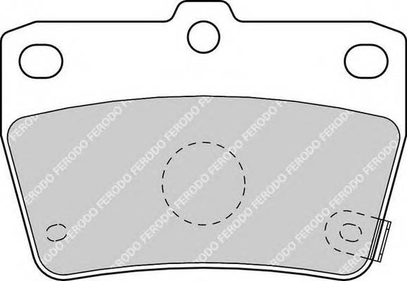 FERODO FDB1531 Комплект тормозных колодок...
