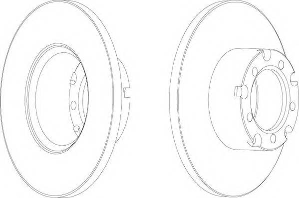 FERODO FCR117A Тормозной диск