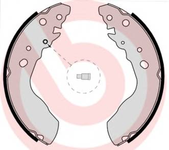 BREMBO S 79 522 Комплект гальмівних колодо... BREMBO S 79 522 Комплект гальмівних колодо...