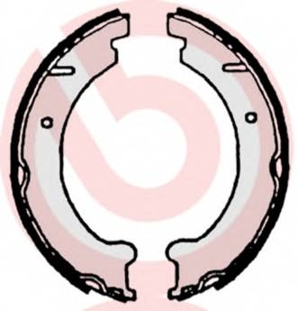 BREMBO S 86 509 Комплект тормозных колодок...