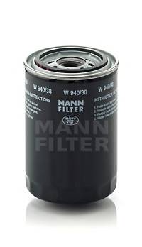 MANN-FILTER W 940/38 Масляный фильтр; Гидрофиль...