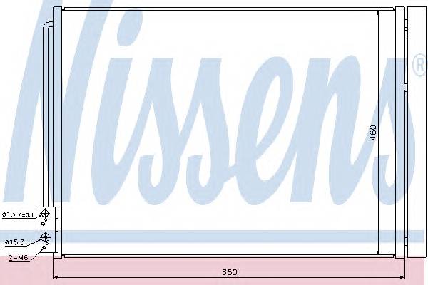 NISSENS 940110 Конденсатор, кондиционер