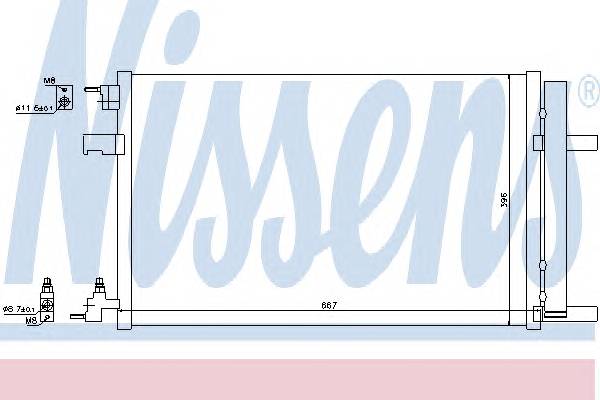 NISSENS 940135 Конденсатор, кондиционер