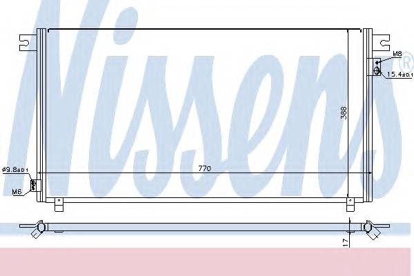 NISSENS 94878 Конденсатор, кондиционер NISSENS 94878 Конденсатор, кондиционер