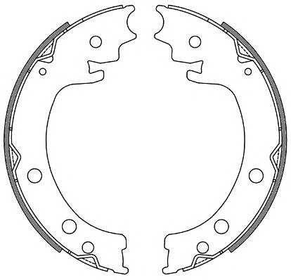 ROADHOUSE 4629.00 Комплект тормозных колодок...