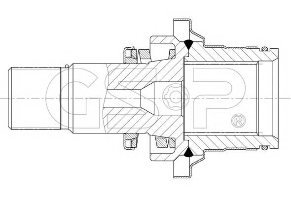 GSP 261192 Колодка гальм. диск. MB SPRINTER, ...