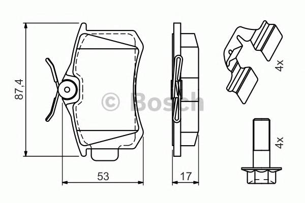 BOSCH 0986494596 запчастина BOSCH 0986494596 запчастина