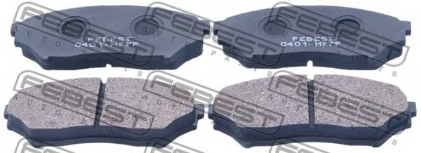 FEBEST 0401-H77F Гальмiвнi колодки, к-кт. FEBEST 0401-H77F Гальмiвнi колодки, к-кт.