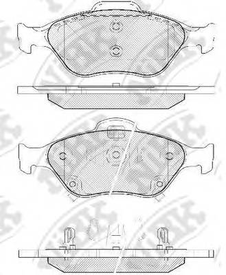 NiBK PN1839 Колодки гальмівні. дискові ... NiBK PN1839 Колодки гальмівні. дискові ...